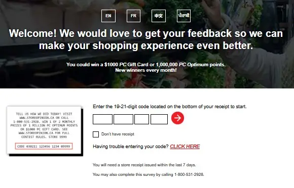 Official Storeopinion.ca homepage
